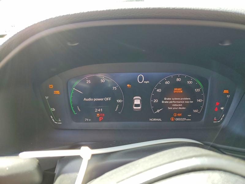2025 Honda Accord VIN 1HGCY2F66SA057783 COPART salvage auction — SIDE, Tn - Salvage Certificate, sold $16,400 on 2026-07-30 (photo 9)