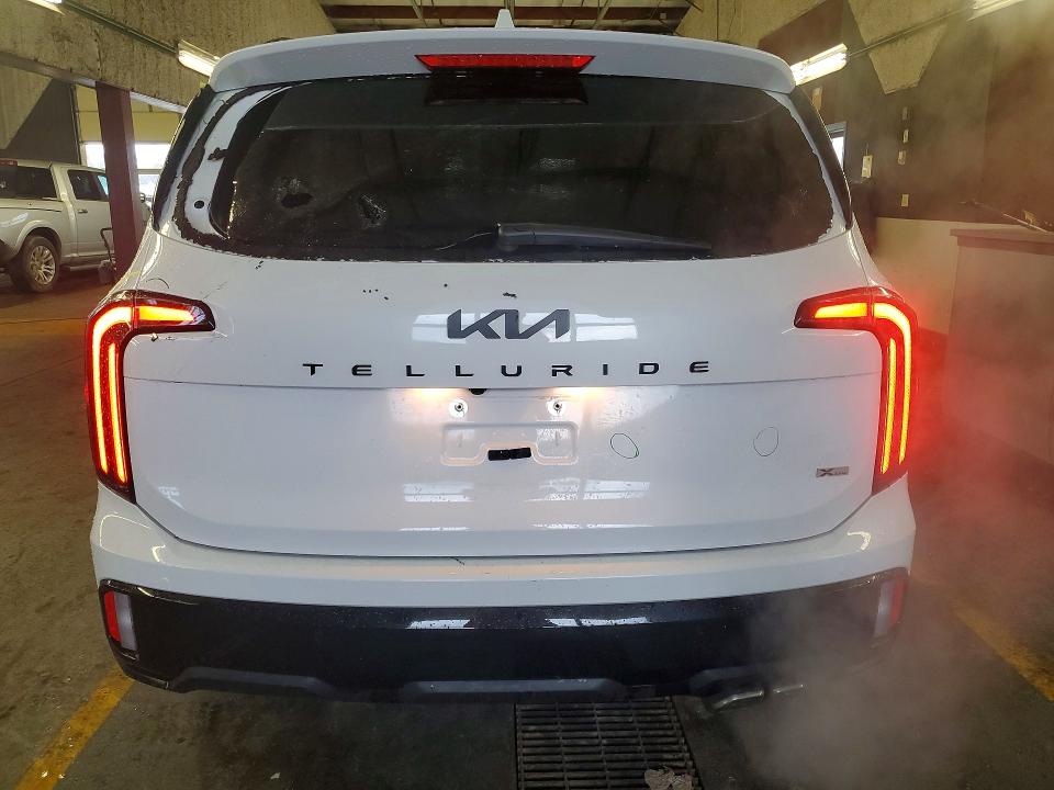 2025 Kia Telluride VIN 5XYP3DGC6SG666113 COPART salvage auction — HAIL, In - Cert Of Title-Salvage Title, sold $3,100 on 2026-07-27 (photo 6)