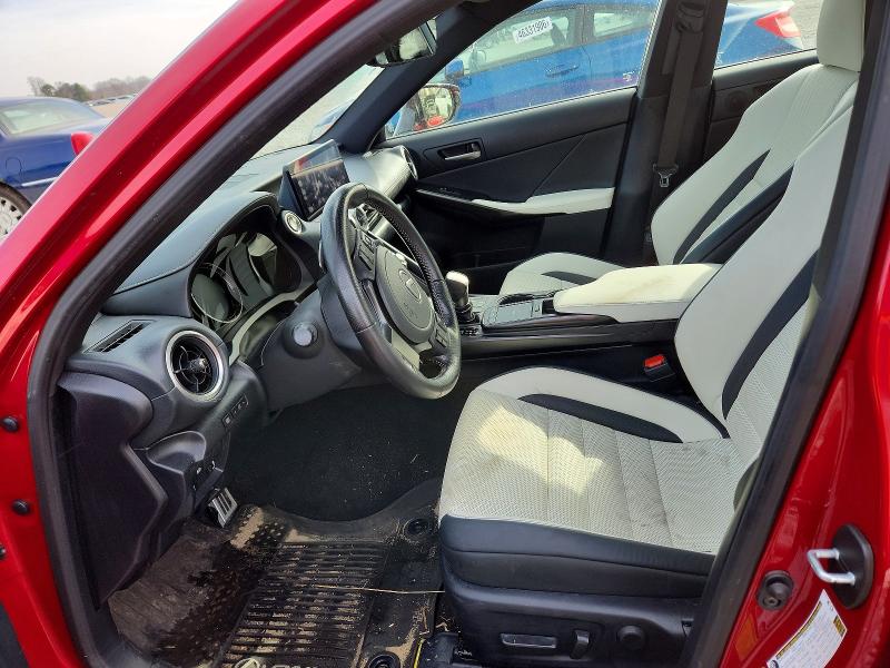 2021 Lexus Is VIN JTHGZ1E20M5018705 COPART salvage auction — WATER/FLOOD, Mi - Cert Of Title-Salvage Flood, sold $9,600 on 2026-07-09 (photo 7)