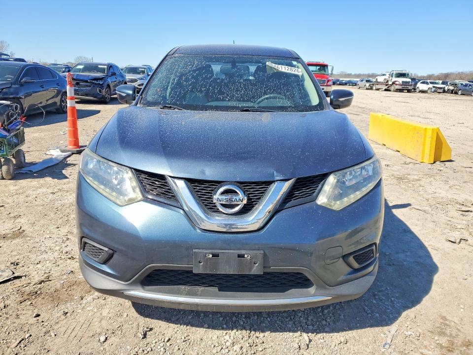 2014 Nissan Rogue VIN 5N1AT2MT2EC837555 COPART salvage auction — REAR END, Id - Salvage Certificate Of Title, sold $1,150 on 2026-07-09 (photo 5)
