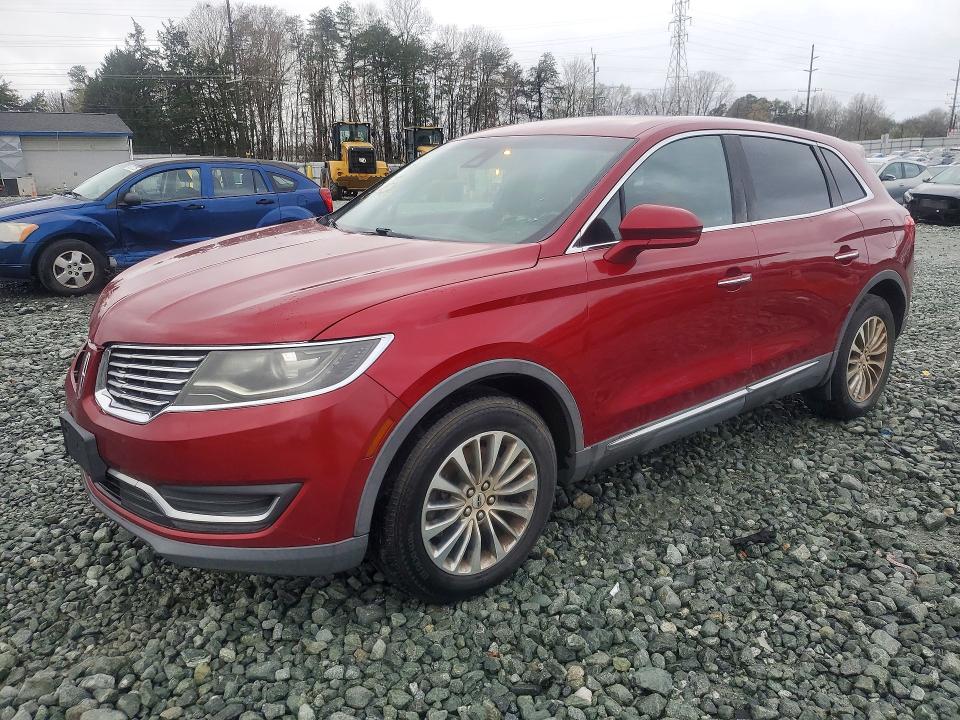 2016 Lincoln Mkx VIN 2LMTJ8KR1GBL31618 COPART salvage auction — NORMAL WEAR, Nc - Dealer Only Clean Title, sold $1,950 on 2026-07-29 (photo 1)
