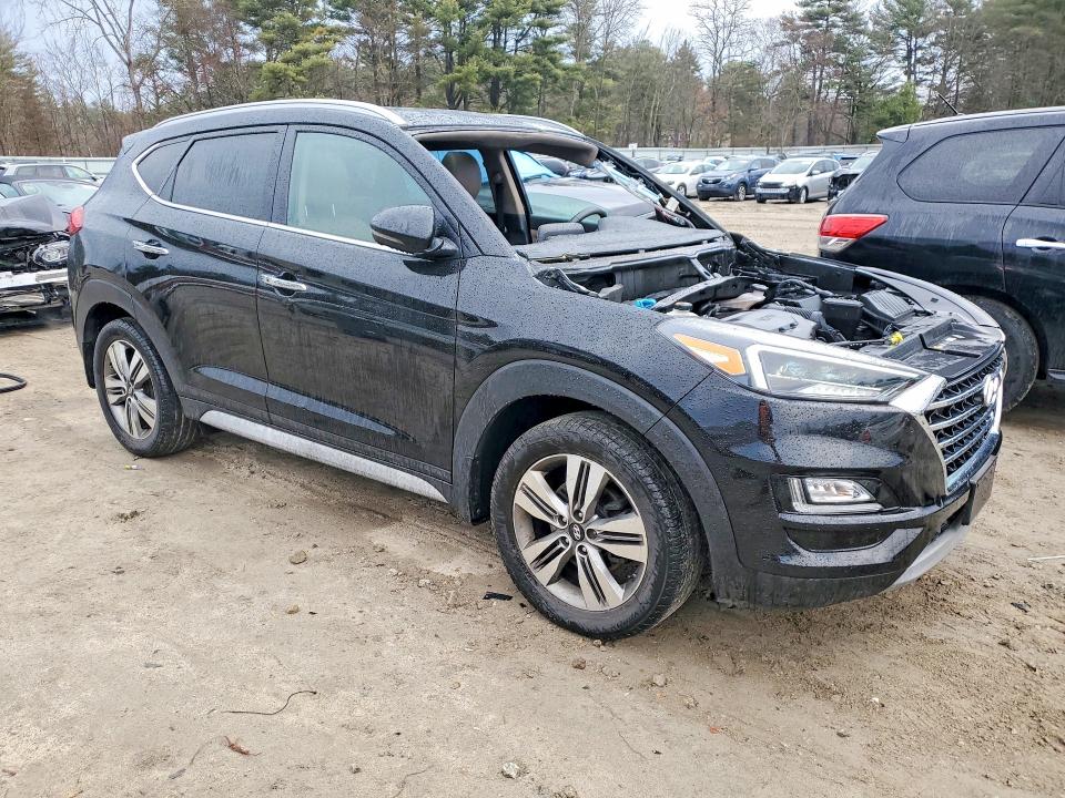2021 Hyundai Tucson VIN KM8J3CALXMU307367 COPART salvage auction — ROOF, Ma - Cert Of Title-Salvage, sold $6,300 on 2026-07-27 (photo 4)