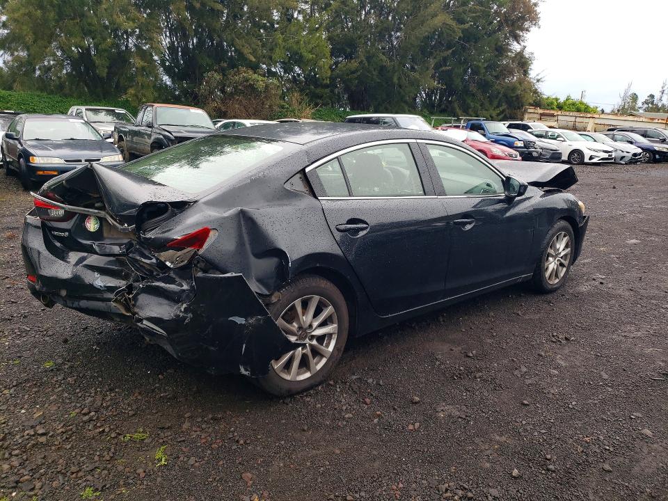 2015 Mazda 6 VIN JM1GJ1U51F1186092 COPART salvage auction — REAR END, Hi - Certificate Of Salvage, sold $1 on 2026-07-20 (photo 3)