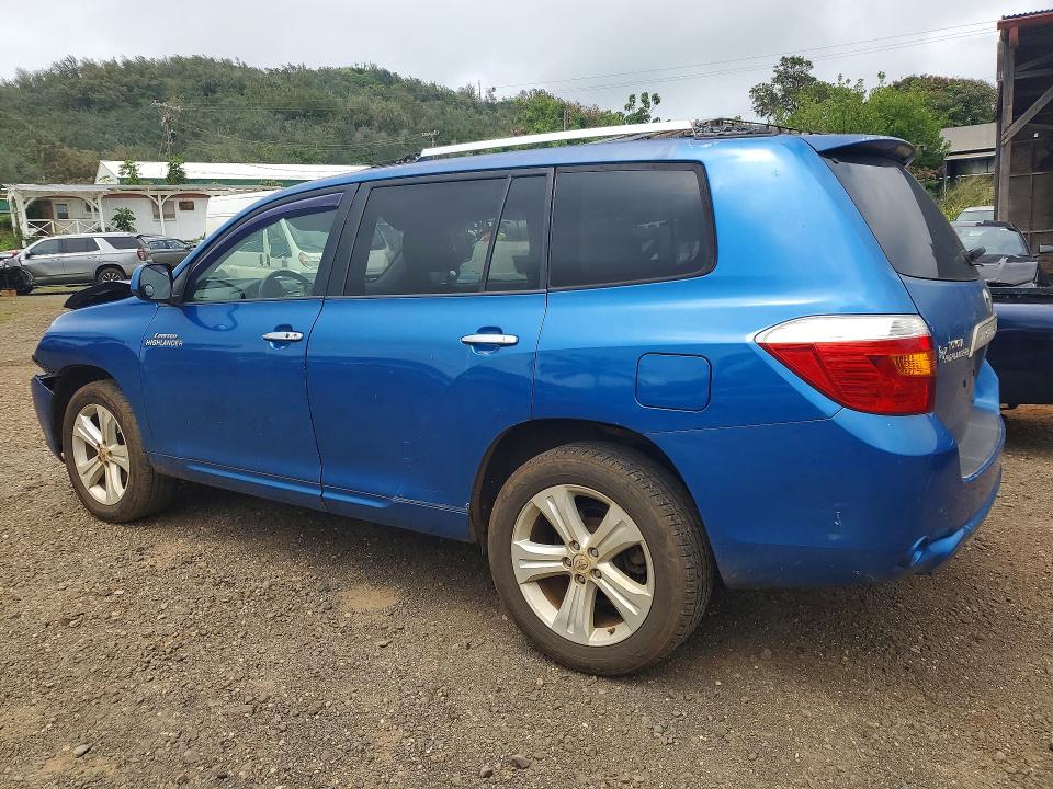 2008 Toyota Highlander VIN JTEDS42A782019195 COPART salvage auction — FRONT END, HI - CERTIFICATE OF SALVAGE, sold $1 on 2026-07-29 (photo 2)