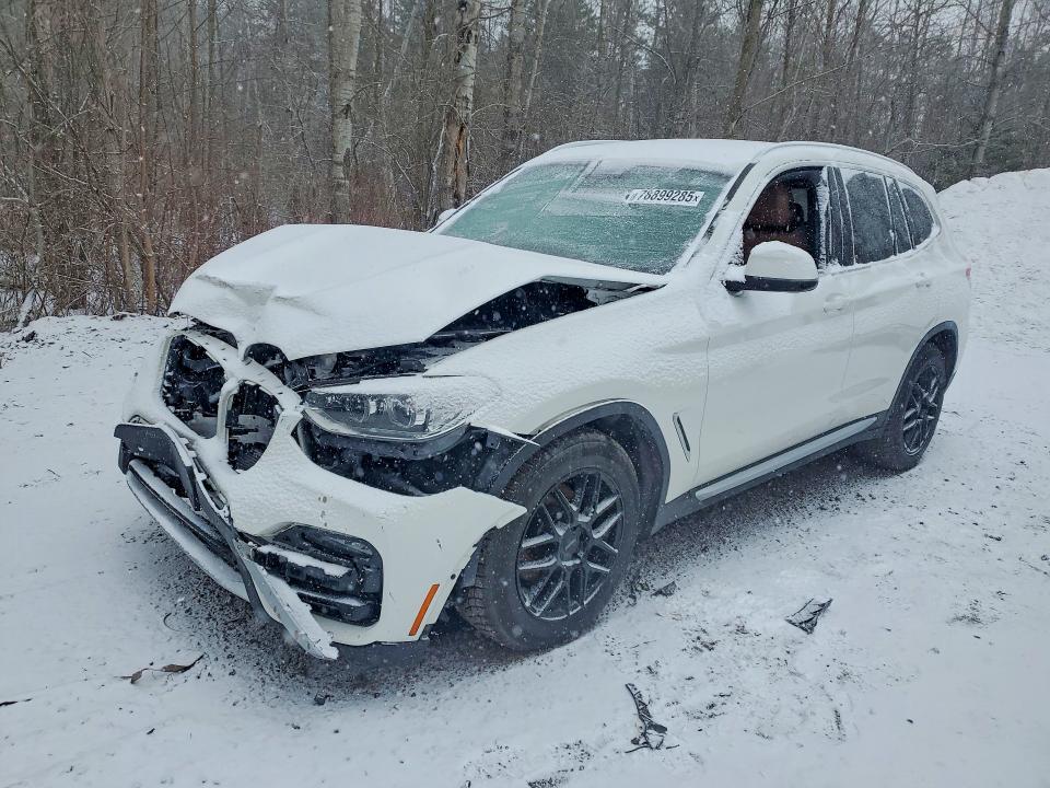 2021 BMW X3 VIN 5UXTY5C07M9G99242 COPART salvage auction — FRONT END, Salvage Title, sold $11,300 on 2026-07-14 (photo 1)