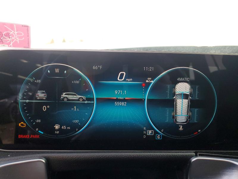 2021 Mercedes-benz Glb VIN W1N4M4HBXMW123495 COPART salvage auction — FRONT END, Il - Salvage Certificate, sold $9,000 on 2026-07-14 (photo 9)