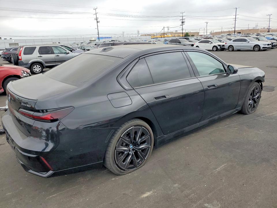2024 BMW I7 VIN WBY43EJ00RCR66640 COPART salvage auction — FRONT END, Ca - Salvage Certificate, sold $30,250 on 2026-07-06 (photo 3)