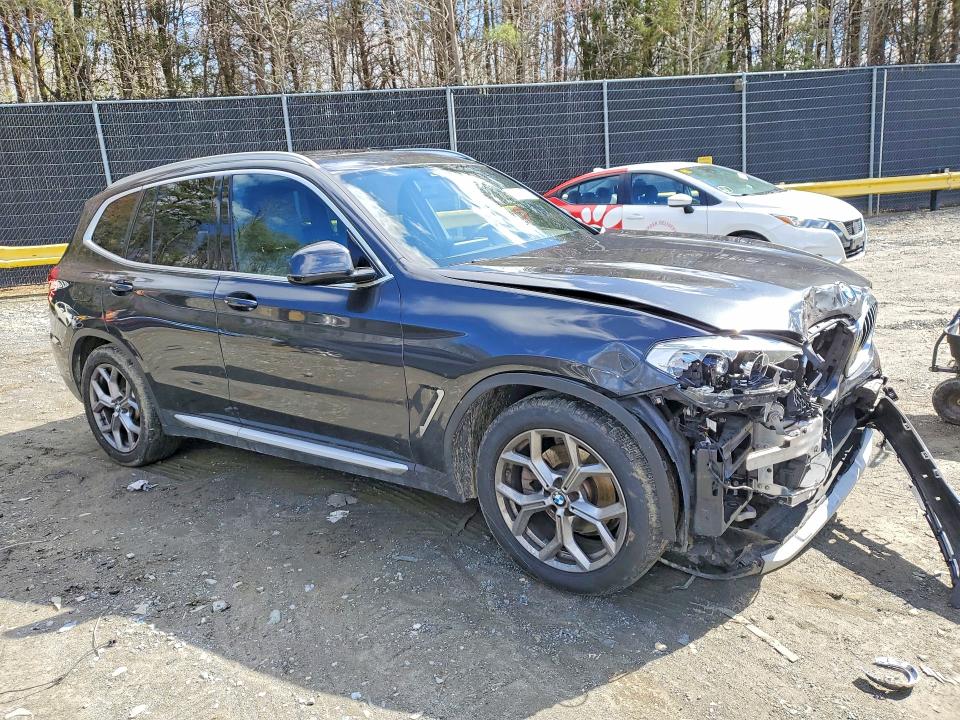 2021 BMW X3 VIN 5UXTY5C01M9G67337 COPART salvage auction — FRONT END, Id - Salvage Certificate Of Title, sold $225 on 2026-07-31 (photo 4)