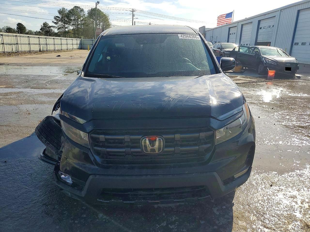 2025 Honda Ridgeline VIN 5FPYK3F19SB004445 COPART salvage auction — Front End, AL - CERT OF TITLE-SALVAGE TITLE, sold $6,800 on 2026-07-09 (photo 5)