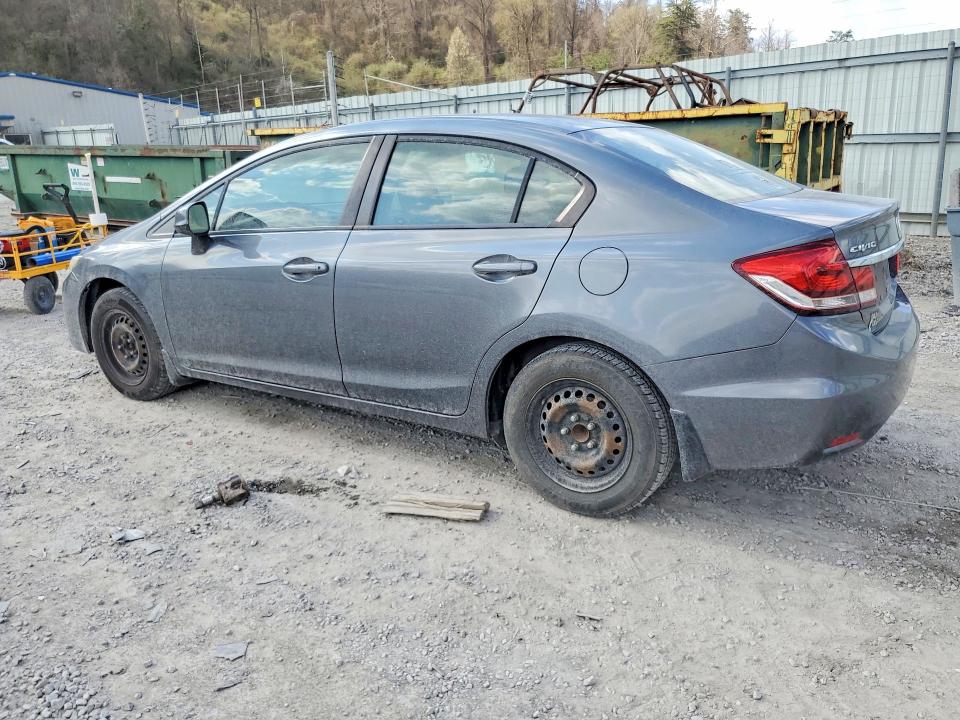 2013 Honda Civic VIN 19XFB2F53DE004138 COPART salvage auction — REAR END, Oh - Cert Of Title-Salvage, sold $1,350 on 2026-07-02 (photo 2)