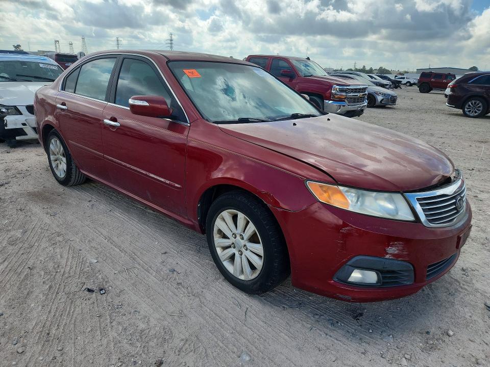 2010 Kia Optima VIN KNAGH4A42A5453067 COPART salvage auction — FRONT END, Tx - Salvage Vehicle Title, sold $650 on 2026-07-24 (photo 4)
