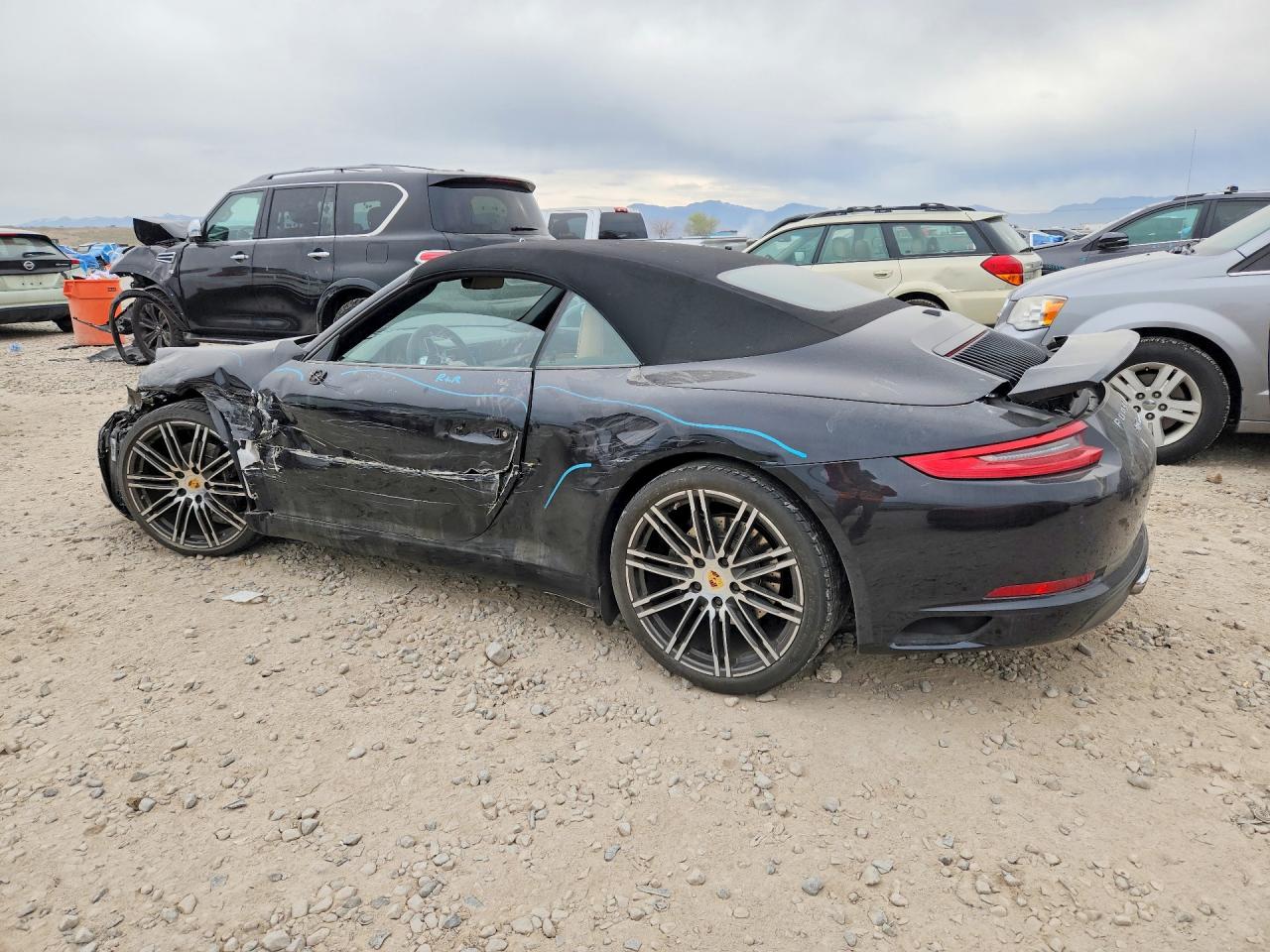 2017 Porsche 911 VIN WP0CA2A94HS141866 COPART salvage auction — Front End, UT - CERTIFICATE OF TITLE, sold $44,250 on 2026-07-03 (photo 2)