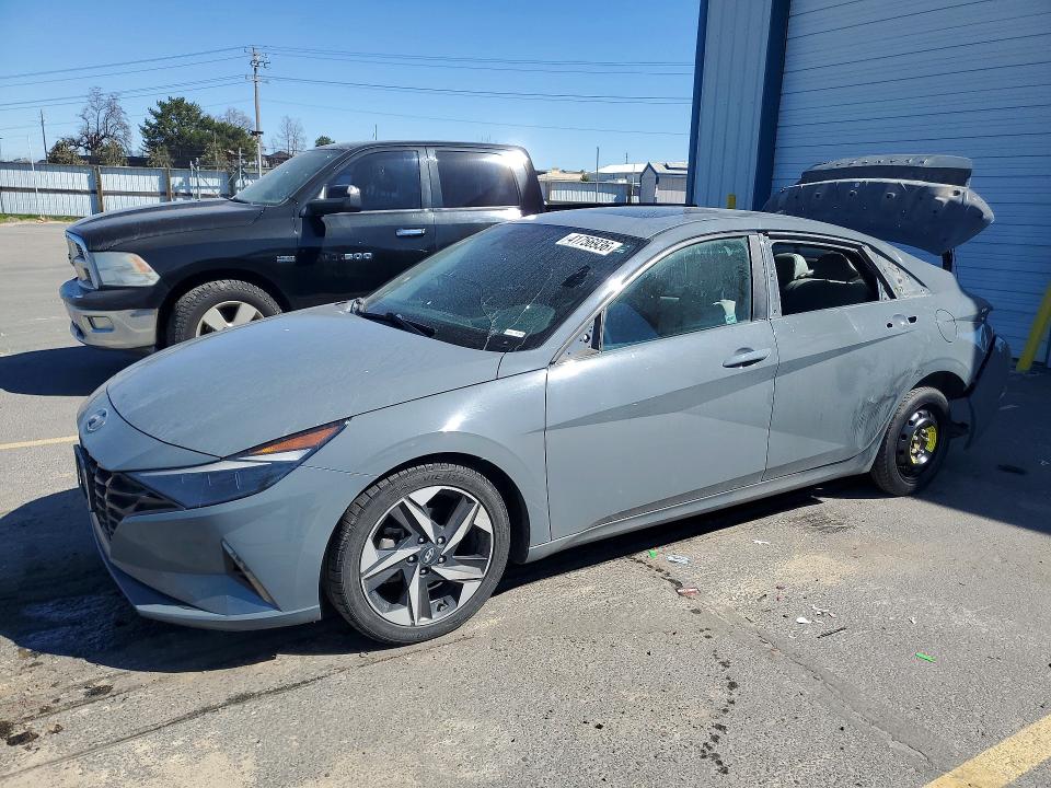 2021 Hyundai Elantra VIN KMHLP4AG1MU153993 COPART salvage auction — SIDE, Salvage Title, sold $100 on 2026-07-30 (photo 1)