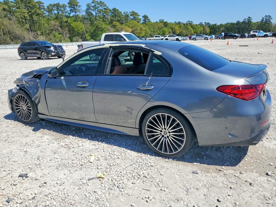 2024 Mercedes-benz C-klasse VIN W1KAF4GB6RR202048 COPART salvage auction — FRONT END, Tx - Certificate Of Title, sold $22,700 on 2026-07-07 (photo 2)