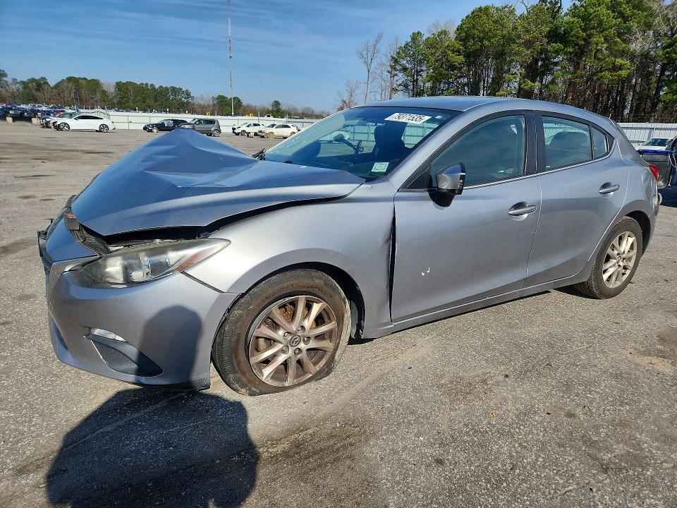 2014 Mazda 3 VIN JM1BM1L7XE1191522 COPART salvage auction — FRONT END, Nc - Salvage Certificate Of Title, sold $250 on 2026-07-28 (photo 1)