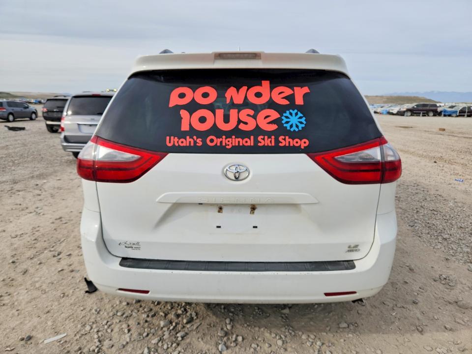2020 Toyota Sienna VIN 5TDJZ3DC9LS241041 COPART salvage auction — FRONT END, Ut - Salvage Certificate, sold $4,950 on 2026-07-31 (photo 6)