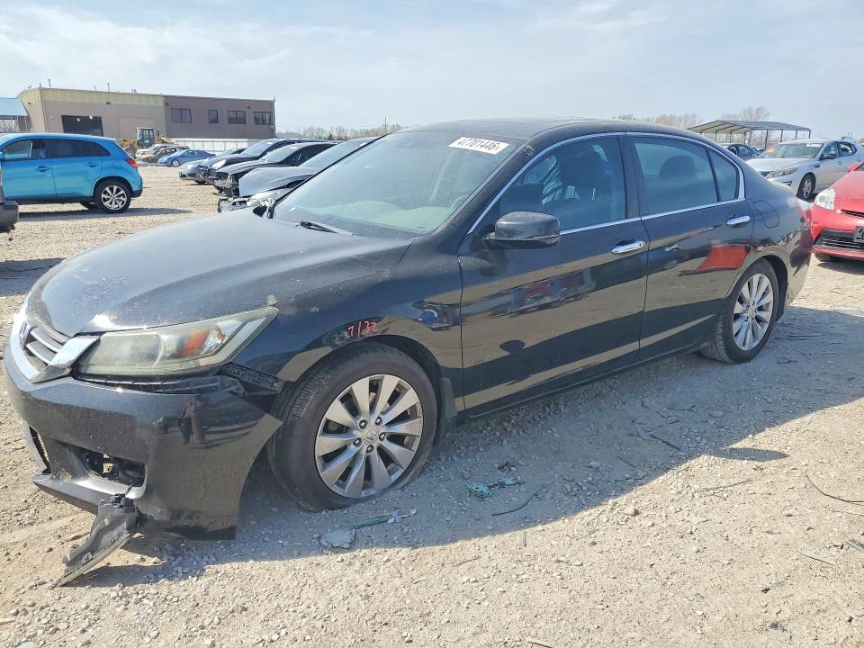 2014 Honda Accord VIN 1HGCR2F88EA064205 COPART salvage auction — FRONT END, Ks - Cert Of Title-Salvage, sold $1,250 on 2026-07-02 (photo 1)