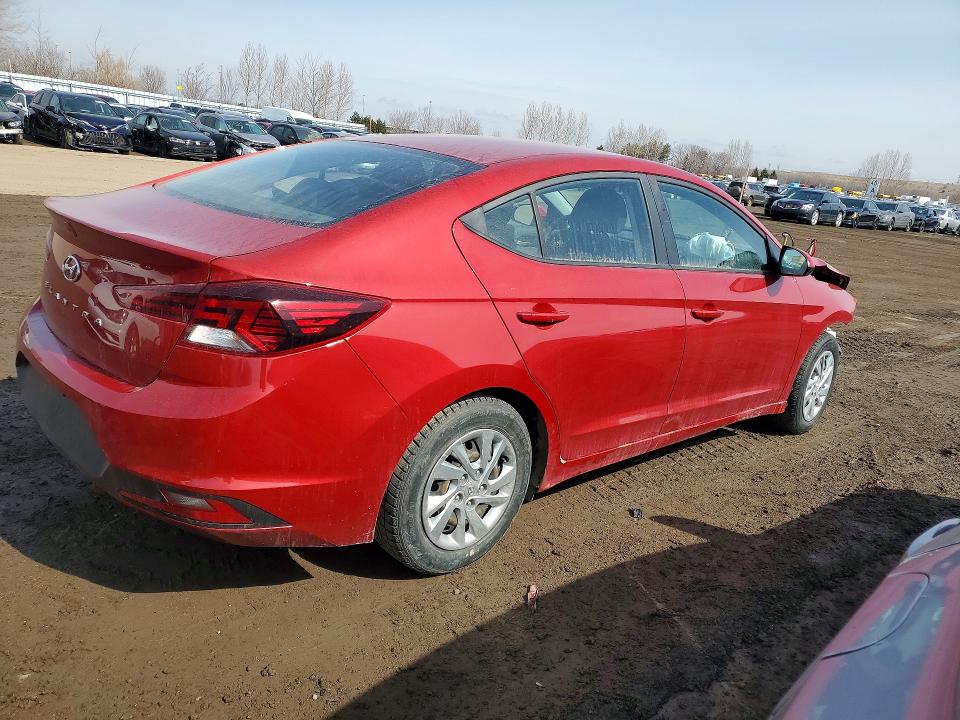 2020 Hyundai VIN KMHD74LF9LU959930 COPART salvage auction — FRONT END, On - Permit Salvage, sold $950 on 2026-07-28 (photo 3)