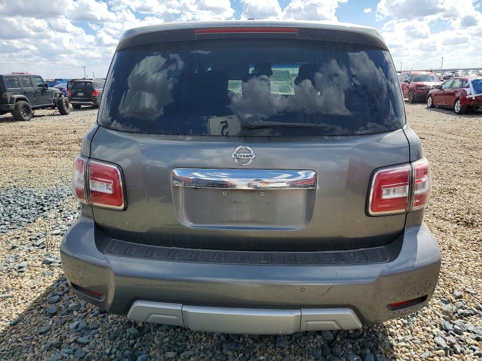 2017 Nissan Armada VIN JN8AY2ND5H9007686 COPART salvage auction — FRONT END, TX - CERTIFICATE OF TITLE (P), sold $2,950 on 2026-07-28 (photo 6)