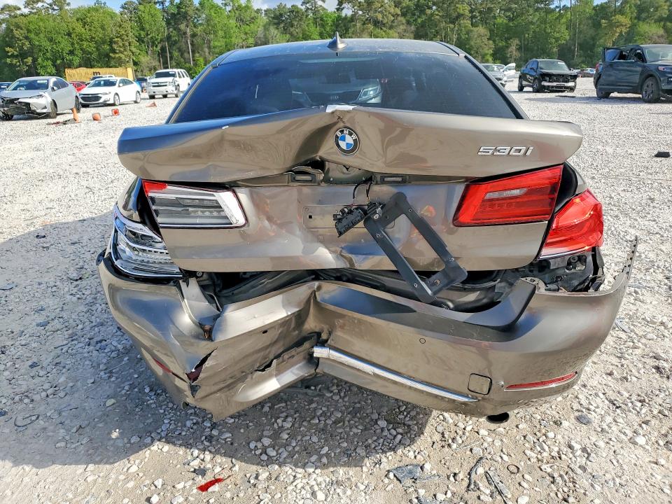 2019 BMW VIN WBAJA5C5XKWW30420 COPART salvage auction — REAR END, Tx - Salvage Vehicle Title, sold $650 on 2026-07-28 (photo 6)