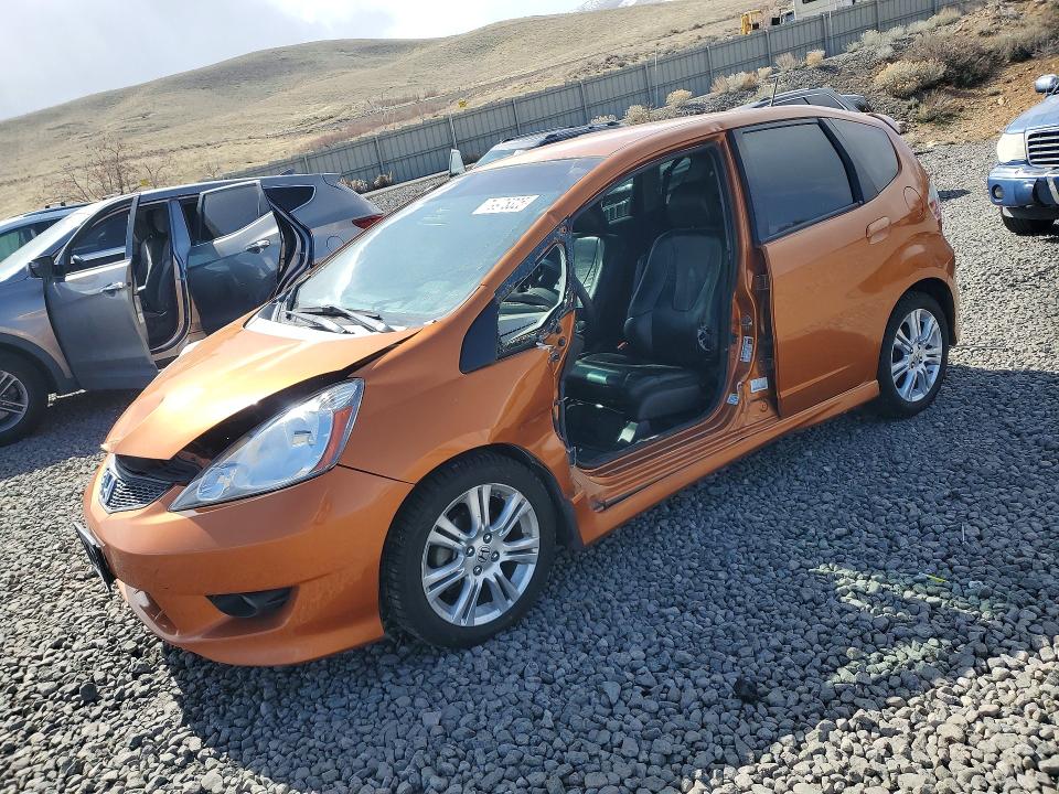 2009 Honda Fit VIN JHMGE88659S044180 — COPART salvage auction photo