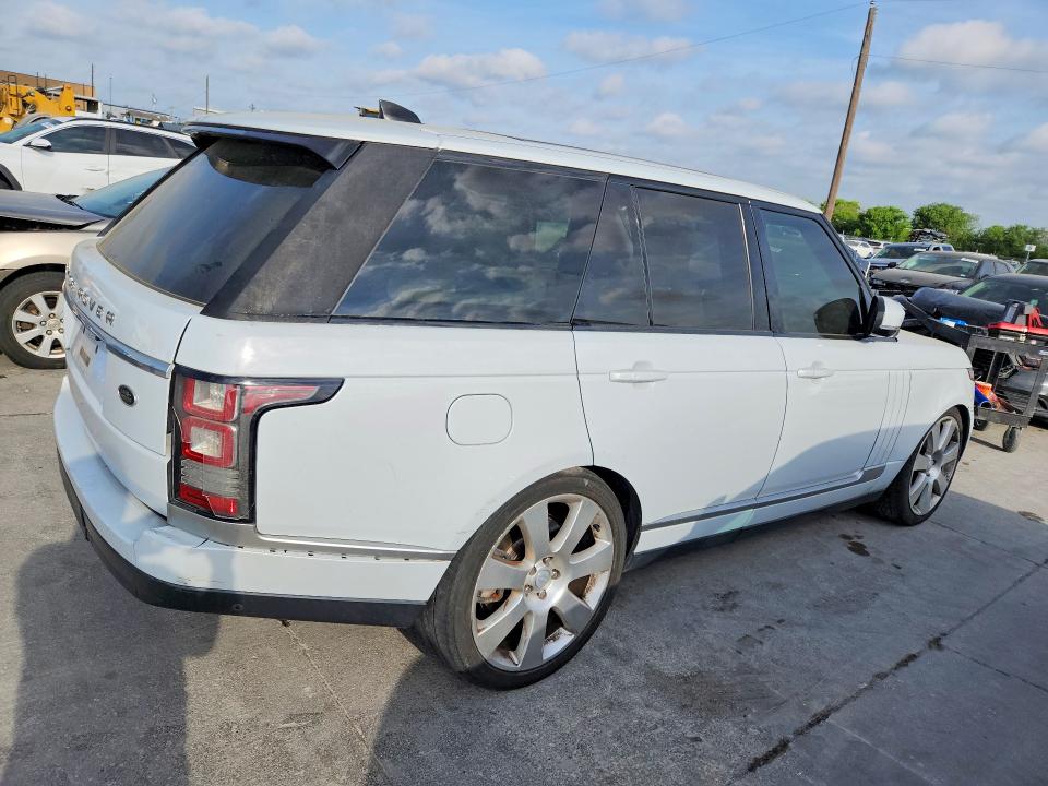 2017 Land rover RANGE ROVER VIN SALGS2FEXHA351813 COPART salvage auction — MECHANICAL, Tx - Certificate Of Title, sold $8,800 on 2026-07-21 (photo 3)