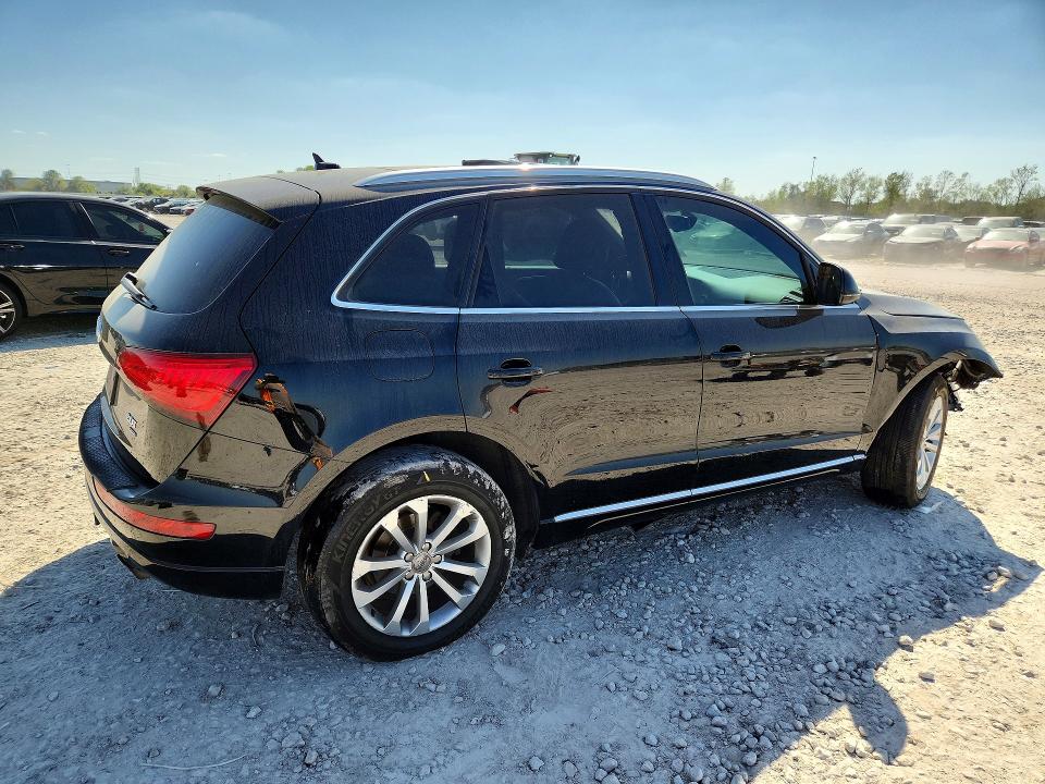 2014 Audi Q5 VIN WA1LFAFP0EA117806 COPART salvage auction — FRONT END, Tx - Salvage Vehicle Title, sold $550 on 2026-07-24 (photo 3)