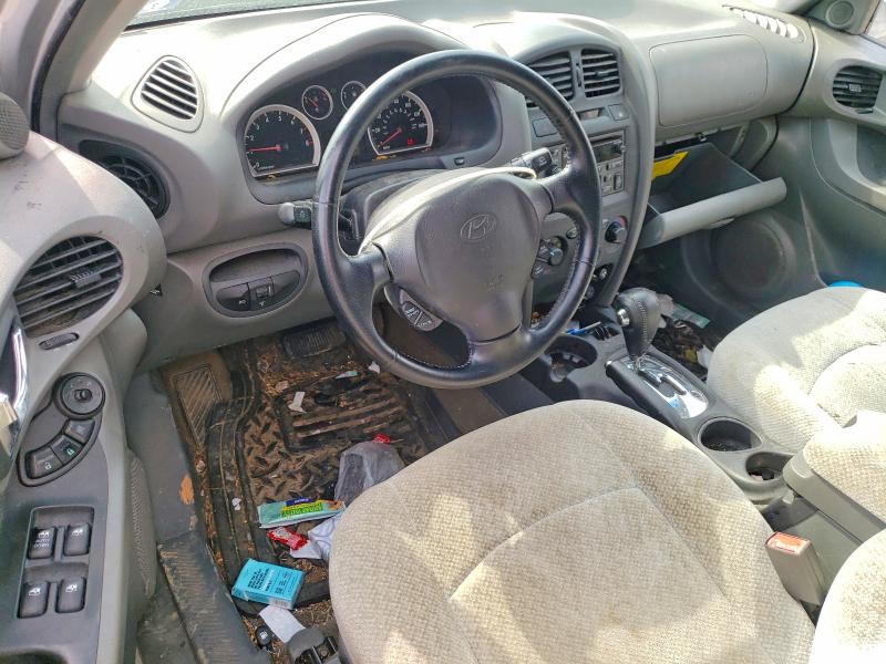 2005 Hyundai Santa fe VIN KM8SC13D15U946513 COPART salvage auction — FRONT END, Va - Cert Of Title - Salvage, sold $150 on 2026-07-06 (photo 8)