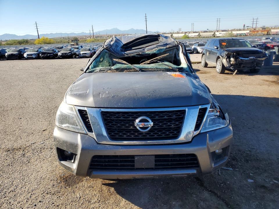 2020 Nissan Armada VIN JN8AY2NC8LX516439 COPART salvage auction — ROLLOVER, Id - Salvage Certificate Of Title, sold $2,650 on 2026-07-06 (photo 5)