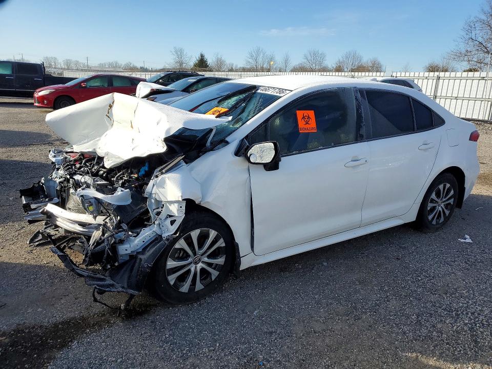 2025 Toyota Corolla VIN JTDBCMFE5S3108643 COPART salvage auction — FRONT END, On - Permit Salvage, sold $3,050 on 2026-07-07 (photo 1)