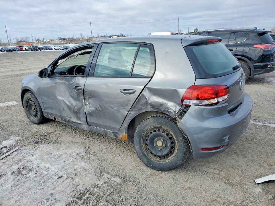 2012 Volkswagen Golf VIN WVWCA7AJ4CW344443 COPART salvage auction — SIDE, Salvage Title, sold $250 on 2026-07-14 (photo 2)