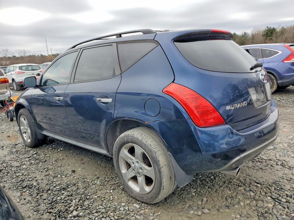 2005 Nissan Murano VIN JN8AZ08W15W432124 COPART salvage auction — NORMAL WEAR, Ma - Certificate Of Title, sold $825 on 2026-07-23 (photo 2)