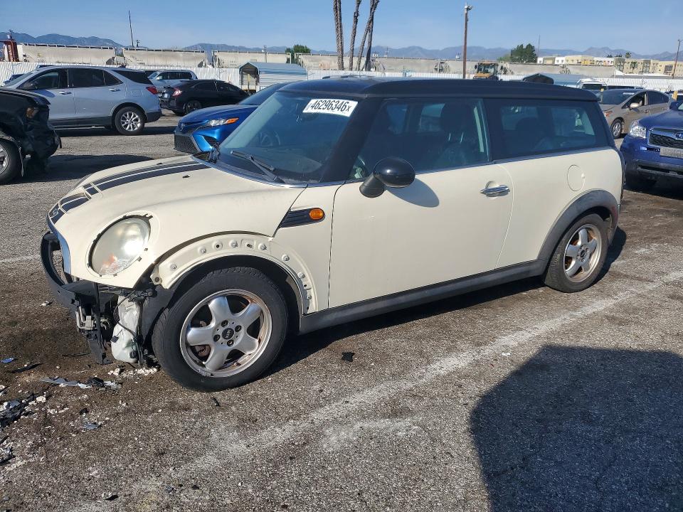 2008 Mini Cooper clubman VIN WMWML33588TN66271 COPART salvage auction — FRONT END, Ca - Dis/Dlr/Exp App For Dup Clean, sold $300 on 2026-07-17 (photo 1)