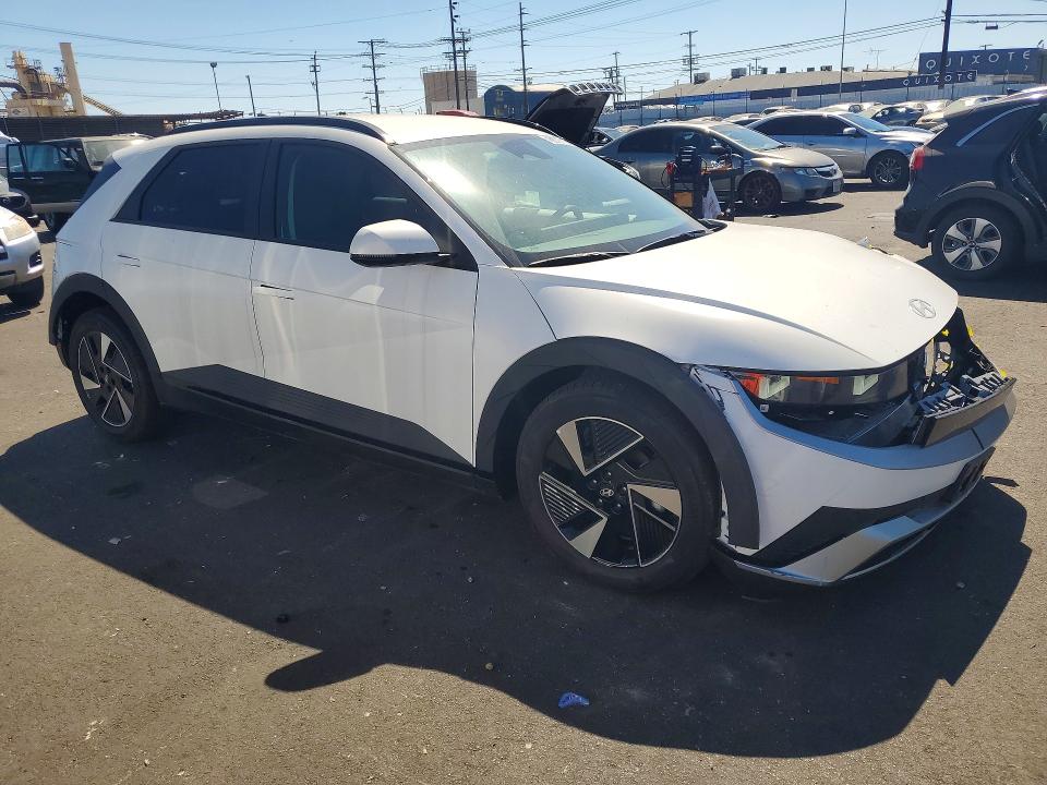 2025 Hyundai Ioniq VIN 7YAKN4DA6SY028029 COPART salvage auction — FRONT END, Ca - Salvage Certificate, sold $12,200 on 2026-07-08 (photo 4)