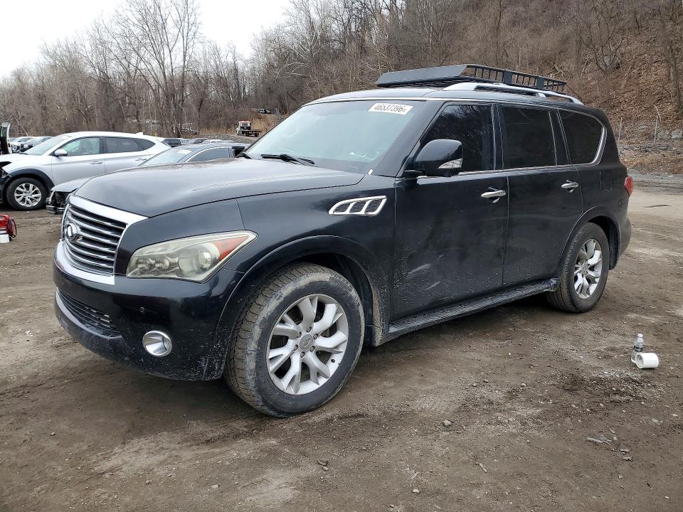 2011 Infiniti Qx56 VIN JN8AZ2NE0B9001131 COPART salvage auction — SIDE, Ny - Certificate Of Title, sold $1,600 on 2026-07-30 (photo 1)