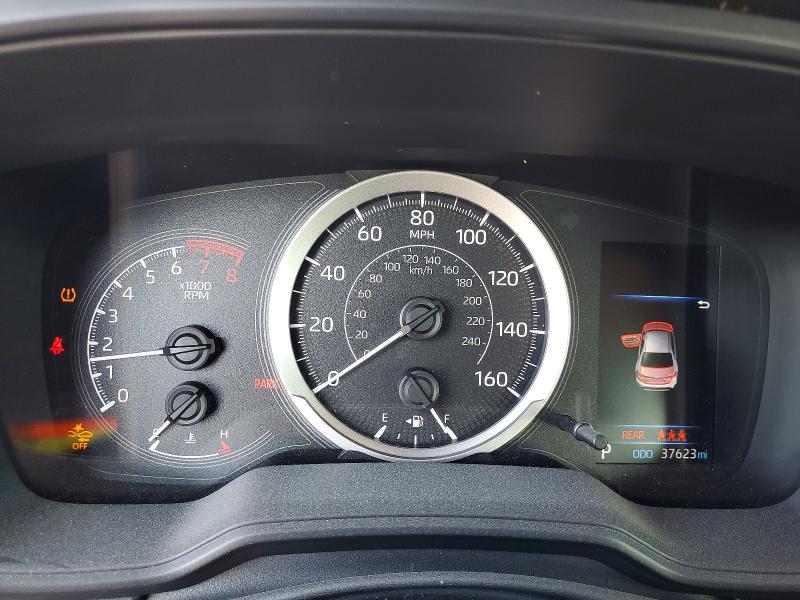 2022 Toyota Corolla VIN JTDEPMAE6NJ232221 COPART salvage auction — FRONT END, CA - SALVAGE CERTIFICATE, sold $6,100 on 2026-07-09 (photo 9)
