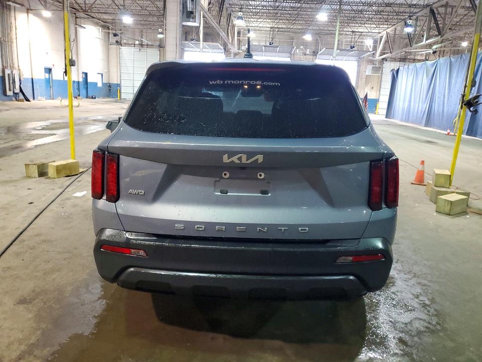 2022 Kia Sorento VIN 5XYRGDLC5NG085239 COPART salvage auction — FRONT END, MI - CERT OF TITLE-SALVAGE VEHICLE, sold $300 on 2026-07-28 (photo 6)