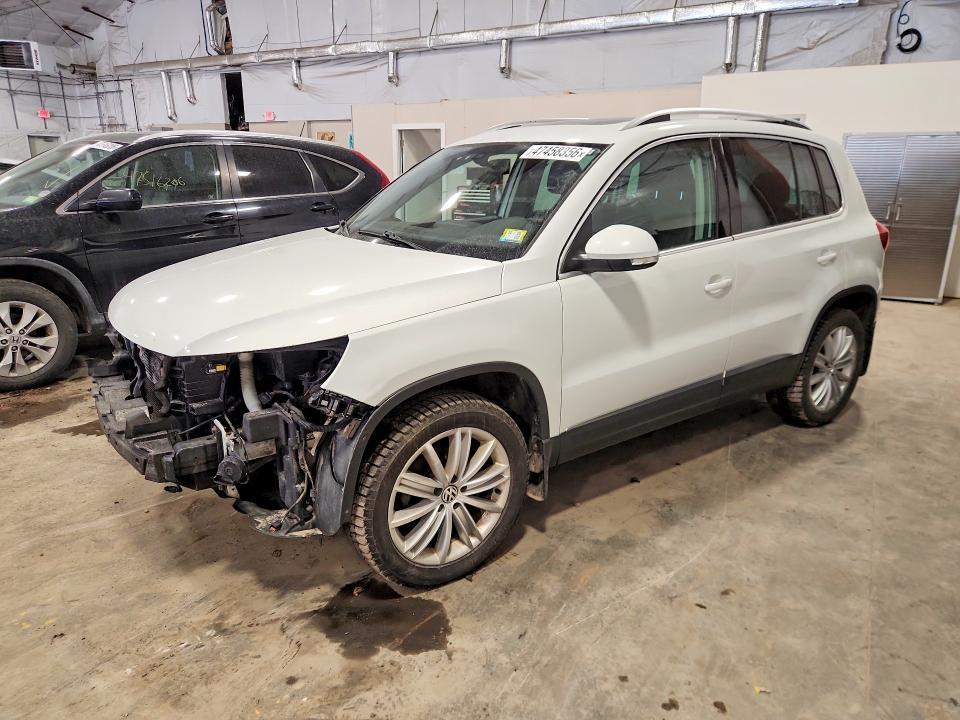 2016 Volkswagen Tiguan VIN WVGBV7AX1GW558795 COPART salvage auction — FRONT END, Vt - Cert Of Title-Salvage Vehicle, sold $725 on 2026-07-27 (photo 1)
