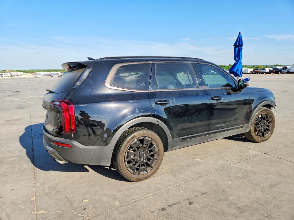 2022 Kia Telluride VIN 5XYP5DHC1NG293575 COPART salvage auction — FRONT END, Tx - Salvage Vehicle Title, sold $7,500 on 2026-07-20 (photo 3)