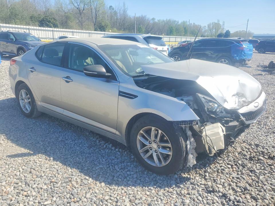 2013 Kia Optima VIN KNAGM4A73D5405247 COPART salvage auction — FRONT END, Tn - Salvage Certificate, sold $425 on 2026-07-30 (photo 4)