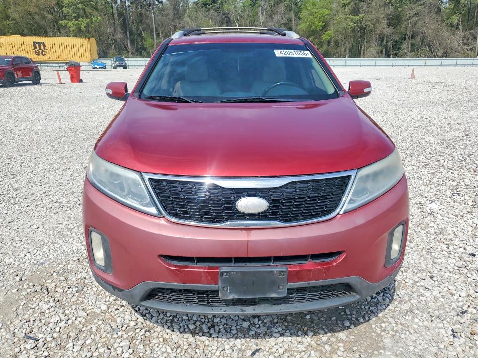 2014 Kia Sorento VIN 5XYKT3A68EG435063 COPART salvage auction — REAR END, Tx - Certificate Of Title, sold $2,200 on 2026-07-31 (photo 5)