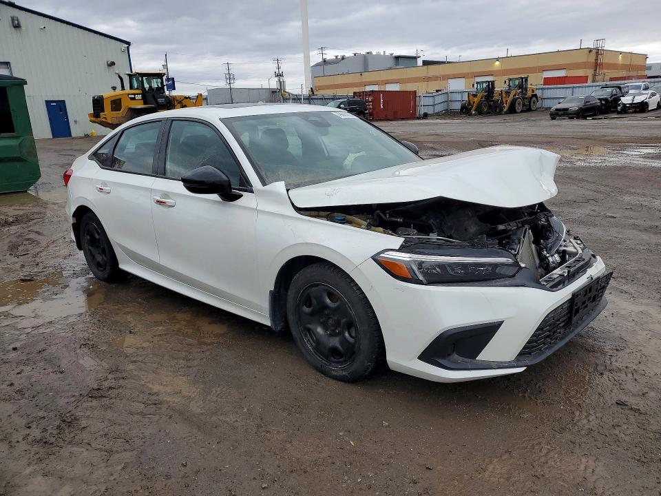 2022 Honda Civic VIN 2HGFE2F50NH129399 COPART salvage auction — FRONT END, ON - PERMIT SALVAGE, sold $3,600 on 2026-07-02 (photo 4)
