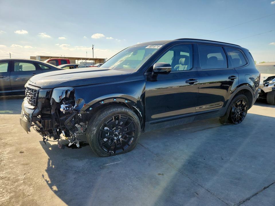 2022 Kia Telluride VIN 5XYP5DHC1NG293575 COPART salvage auction — FRONT END, Tx - Salvage Vehicle Title, sold $7,500 on 2026-07-20 (photo 1)