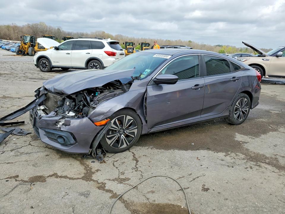 2017 Honda Civic VIN 19XFC1F30HE007249 COPART salvage auction — FRONT END, Id - Salvage Certificate Of Title, sold $2,550 on 2026-07-09 (photo 1)