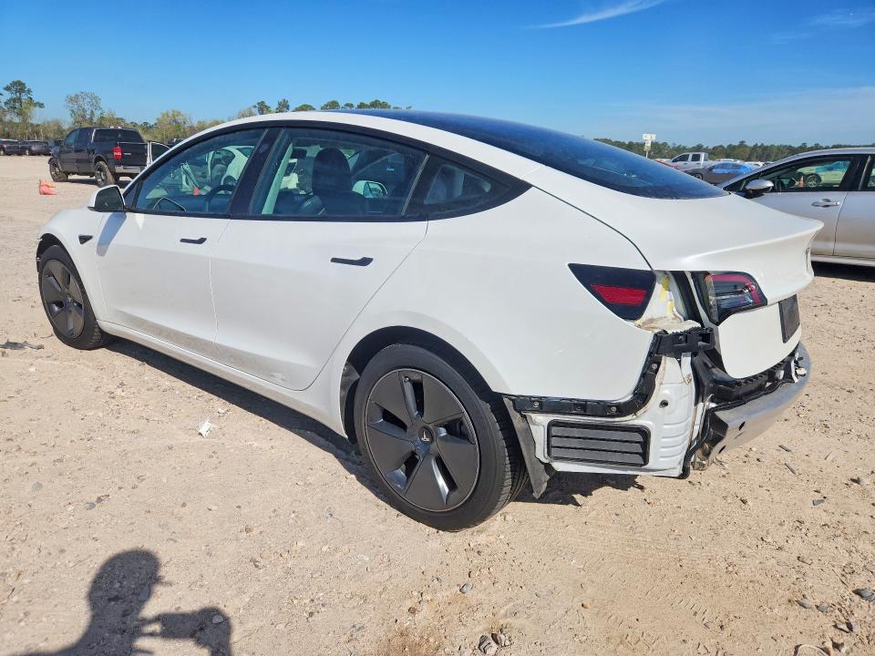 2021 Tesla Model 3 VIN 5YJ3E1EA4MF099564 COPART salvage auction — ALL OVER, Tx - Salvage Vehicle Title, sold $4,700 on 2026-07-10 (photo 2)