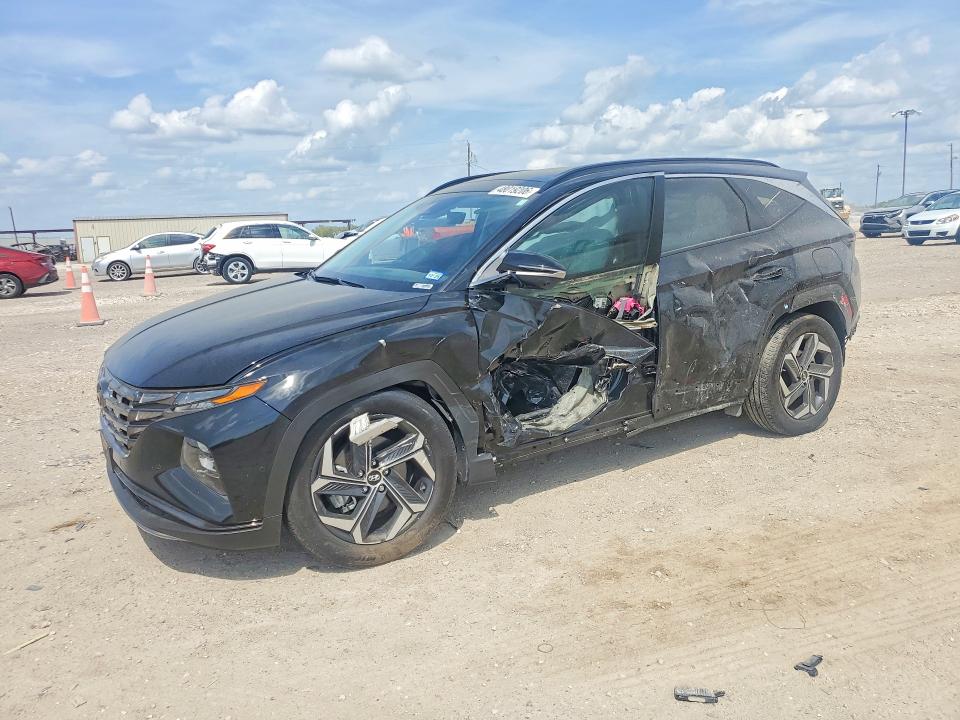2024 Hyundai Tucson VIN KM8JECD15RU246196 COPART salvage auction — SIDE, Tx - Salvage Vehicle Title, sold $7,600 on 2026-07-22 (photo 1)