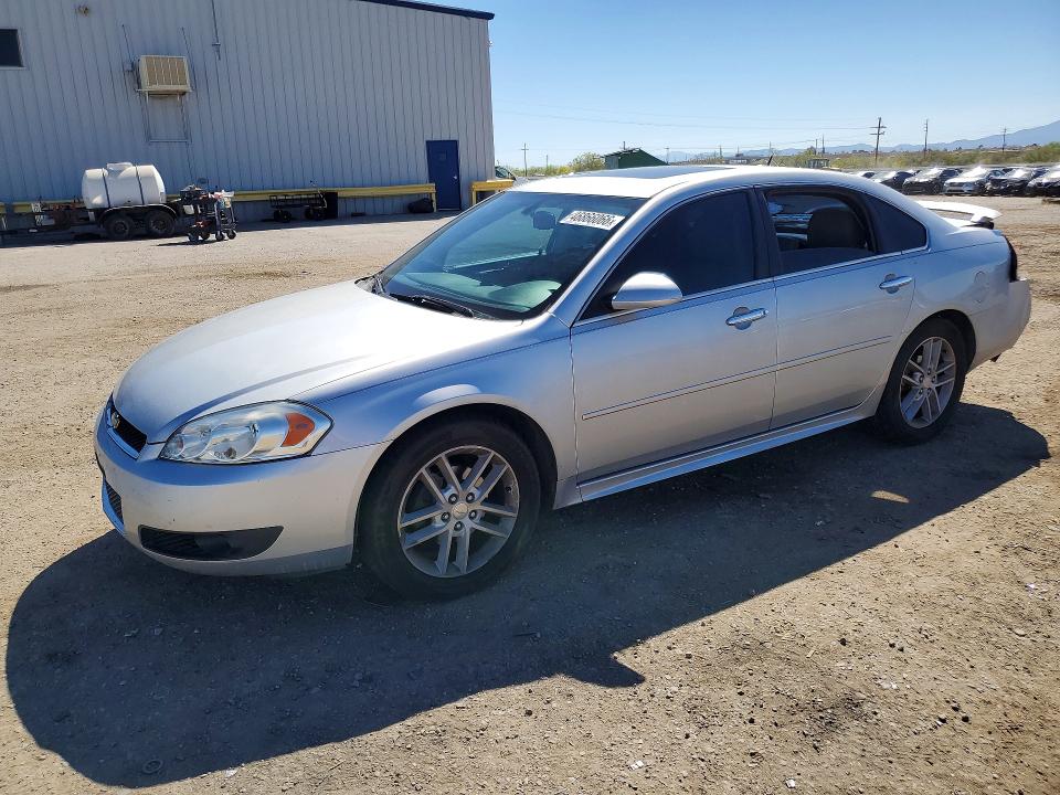 2014 Chevrolet Impala VIN 2G1WC5E34E1147993 COPART salvage auction — FRONT END, Az - Cert Of Title - Salvage, sold $900 on 2026-07-10 (photo 1)
