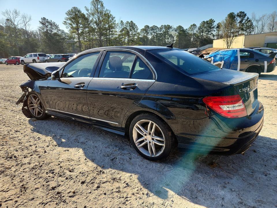 2012 Mercedes-benz C class VIN WDDGF8BB4CR192166 COPART salvage auction — FRONT END, Nc - Salvage Certificate Of Title, sold $275 on 2026-07-31 (photo 2)