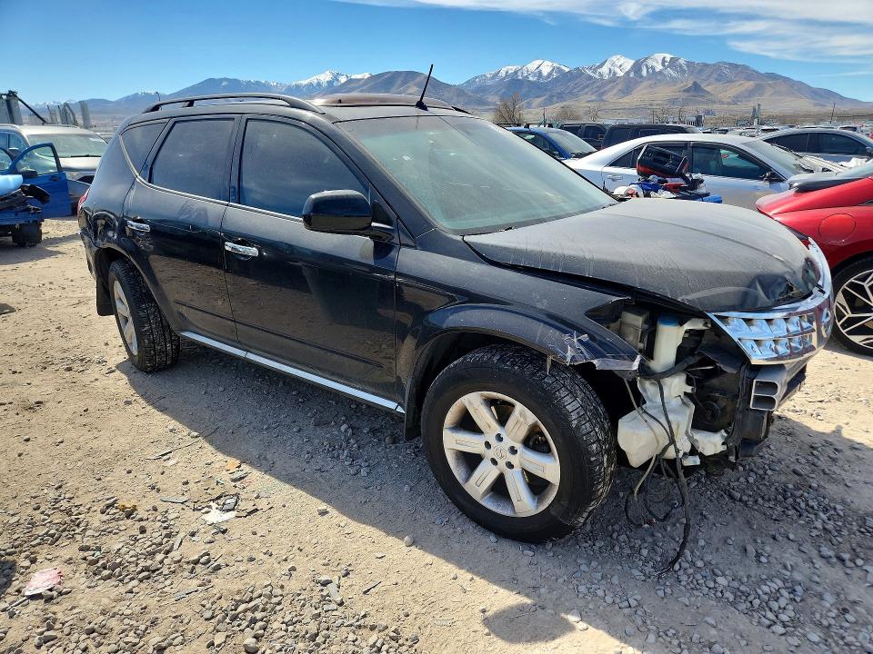 2007 Nissan Murano VIN JN8AZ08T17W507686 COPART salvage auction — FRONT END, UT - SALVAGE CERTIFICATE, sold $150 on 2026-07-10 (photo 4)