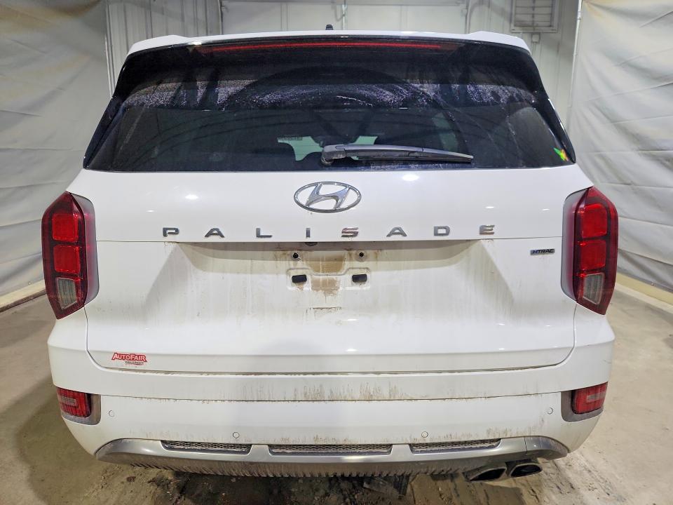 2022 Hyundai Palisade VIN KM8R7DHE1NU435275 COPART salvage auction — FRONT END, Nh - Cert Of Title-Salvage, sold $500 on 2026-07-21 (photo 6)